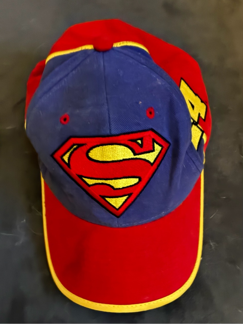 Vintage Jeff Gordon #24 Superman NASCAR Hat Chase Authentics Snapback 1990s
